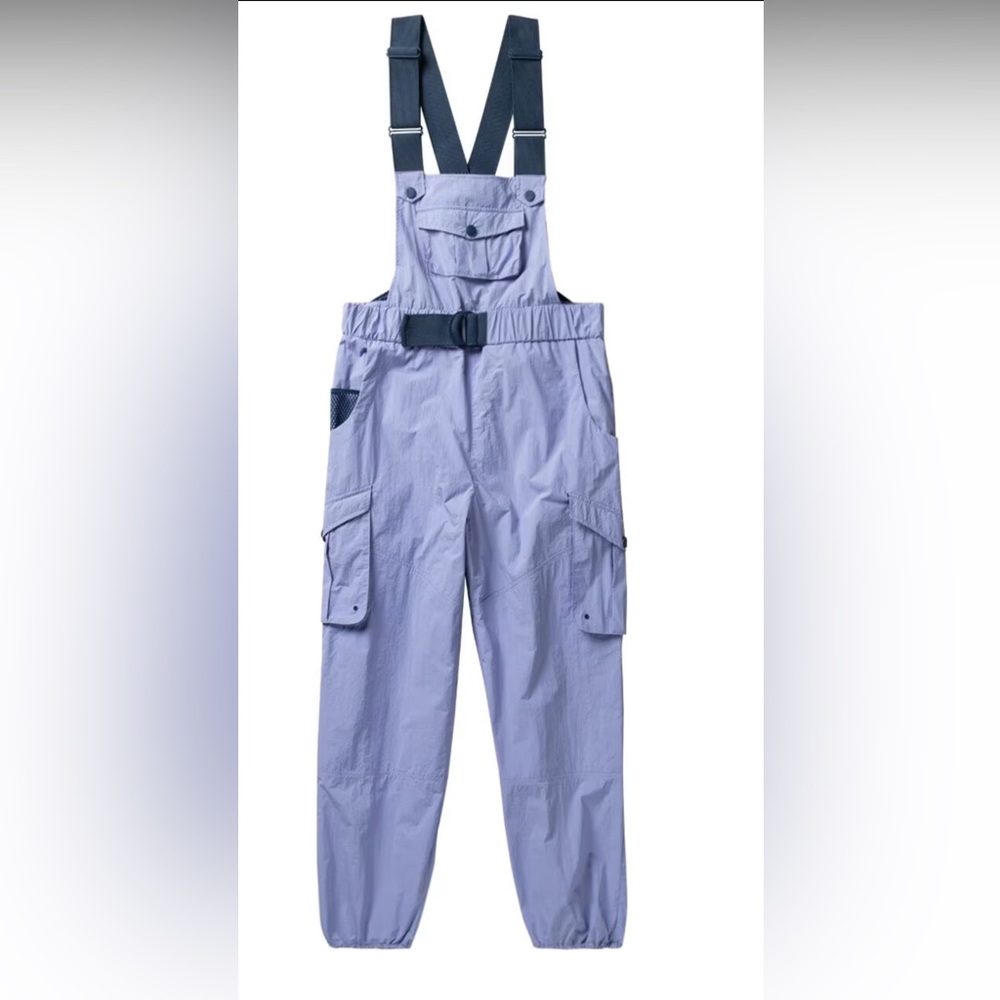 NWT Free People FP Movement Meadow Winter Ski Inspired Jumpsuit Bib Overalls XS